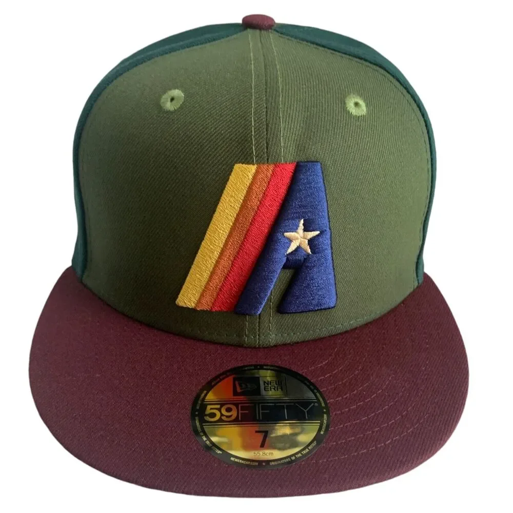 New Era 5950 Size 7 Houston Astros MLB Cooperstown Collection Astrodome Cap Hat